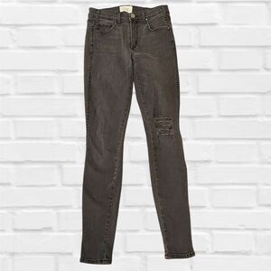 McGuire Skinny Distressed Jeans in Gray